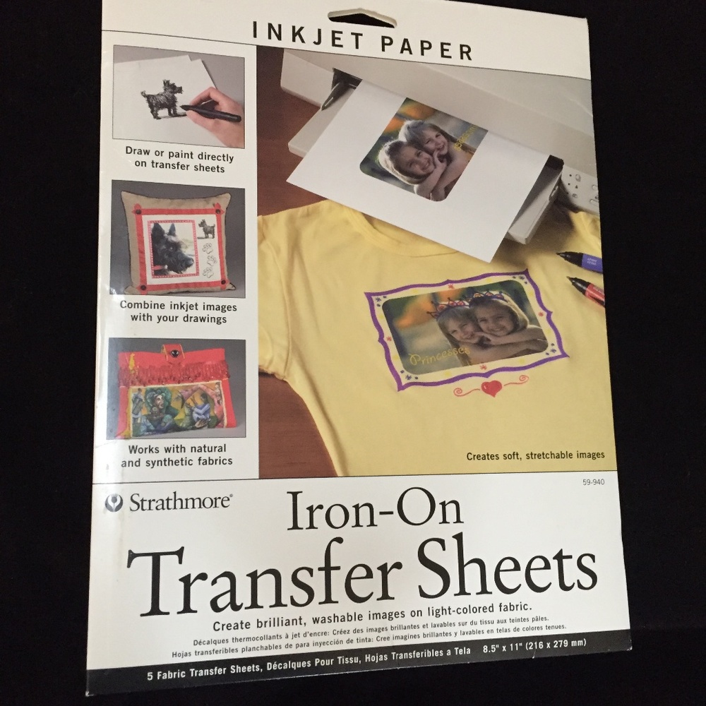 IronOn Inkjet Fabric Transfer for Light & Dark NWT - Picture 5 of 8